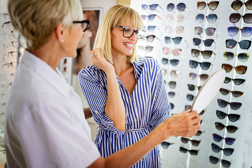 Vendeuses de lunettes